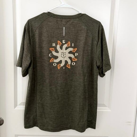 REI Co-Op Active Pursuits Graphic Tee Green Medium - Picture 3 of 5